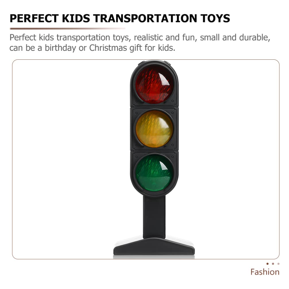 Kids Traffic Light Toy Set for Road Safety Pretend Play