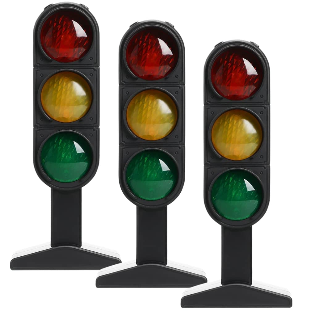 Kids Traffic Light Toy Set for Road Safety Pretend Play