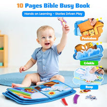 Bible Busy Board Montessori Activity Book for Toddlers Ages 1 to 3