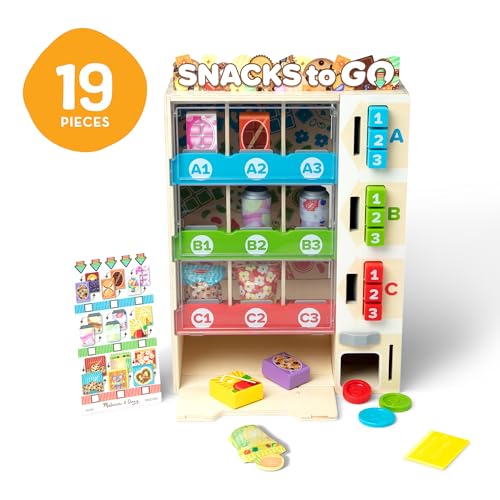 Wooden Vending Machine Pretend Play Set