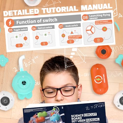Kids Electronics Exploration STEM Science Kit for Ages 3 to 12