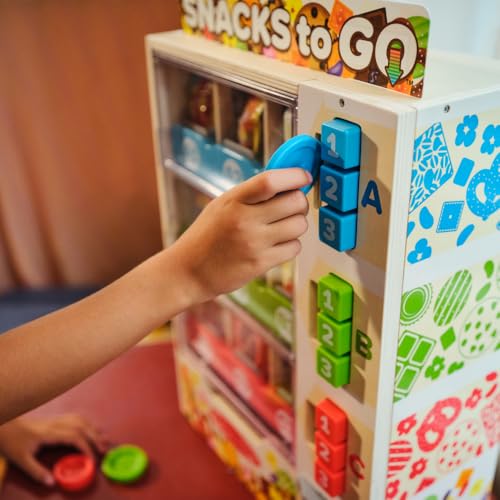 Wooden Vending Machine Pretend Play Set