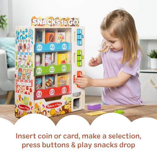 Wooden Vending Machine Pretend Play Set