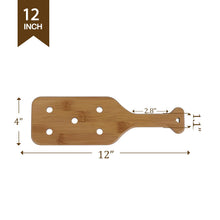 Lightweight Bamboo Paddle with Smooth Finish and Airflow Holes