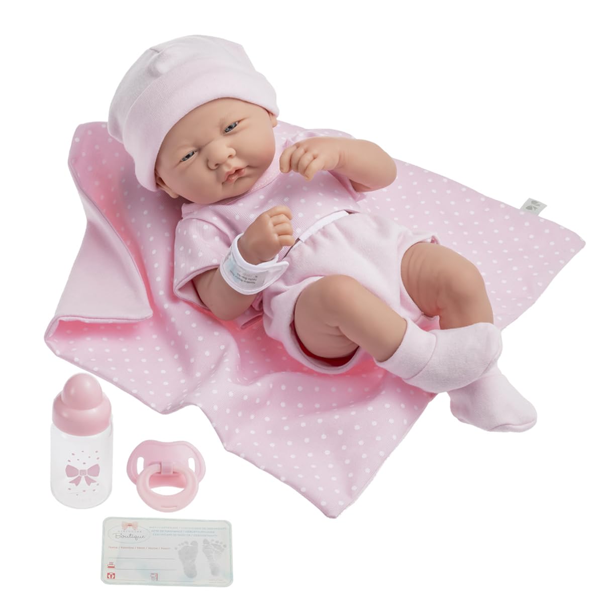 Realistic Anatomically Correct Newborn Boy Doll with Nine Piece Gift Set