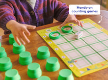 Hands On Math Skill Set with 9 Games and 3 Books for Pre K Kids