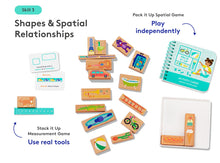 Hands On Math Skill Set with 9 Games and 3 Books for Pre K Kids