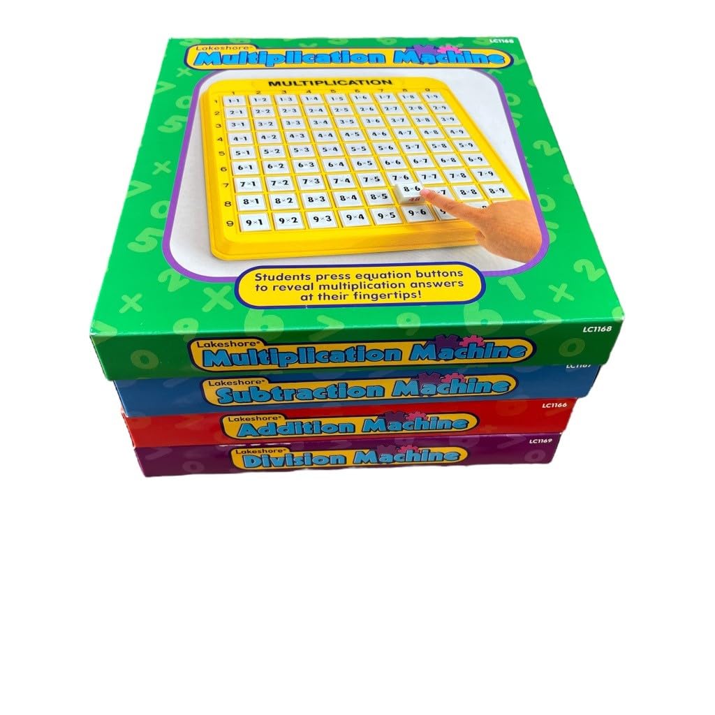 Self Teaching Math Machines Set of Four