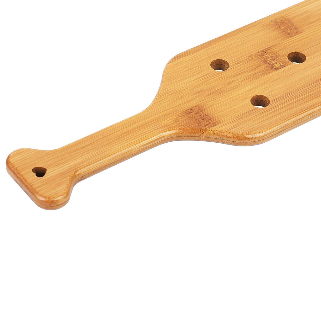 Lightweight Bamboo Paddle with Smooth Finish and Airflow Holes