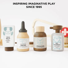 Wooden Doctor and Vet Pretend Play Set for Kids Ages 3 and Up