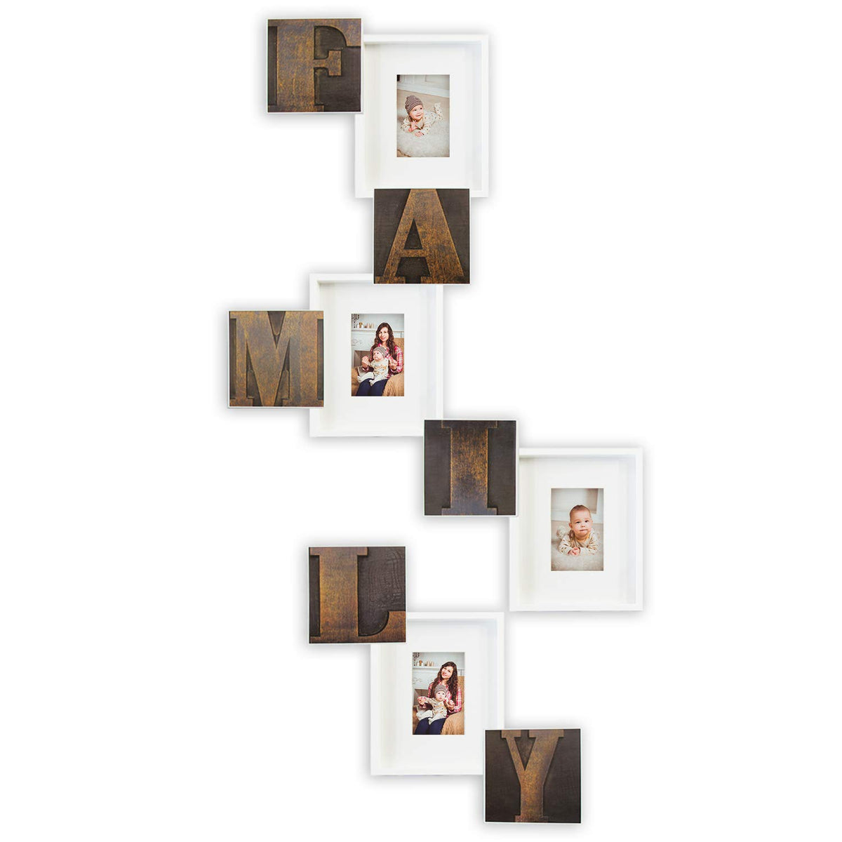 3D Wall Decor Picture Frame Kit with Glass Cover