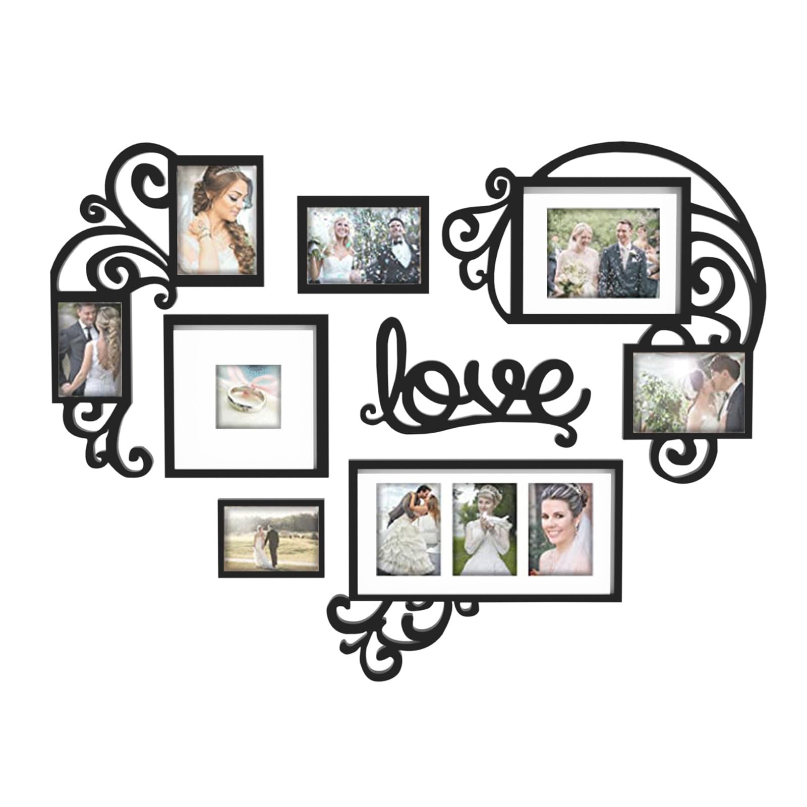 3D Wall Decor Picture Frame Kit with Glass Cover
