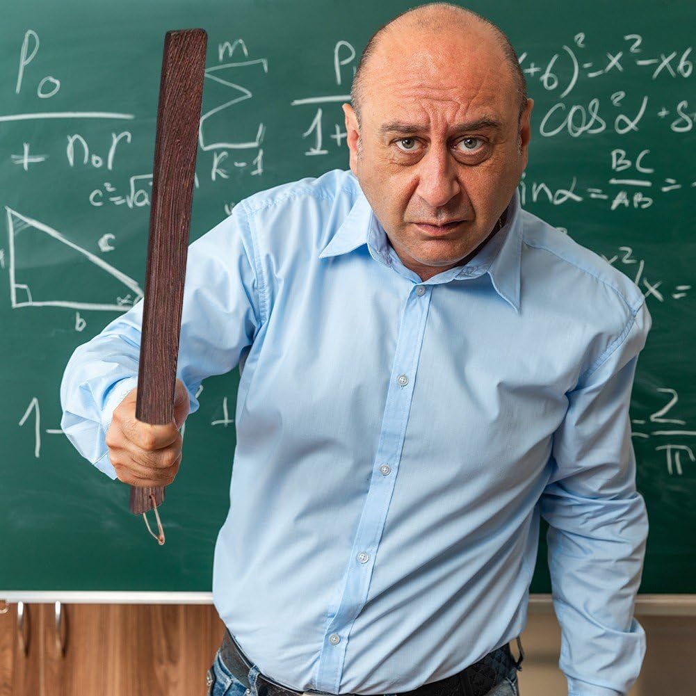 Traditional Wooden Teaching Pointer and Classroom Ruler