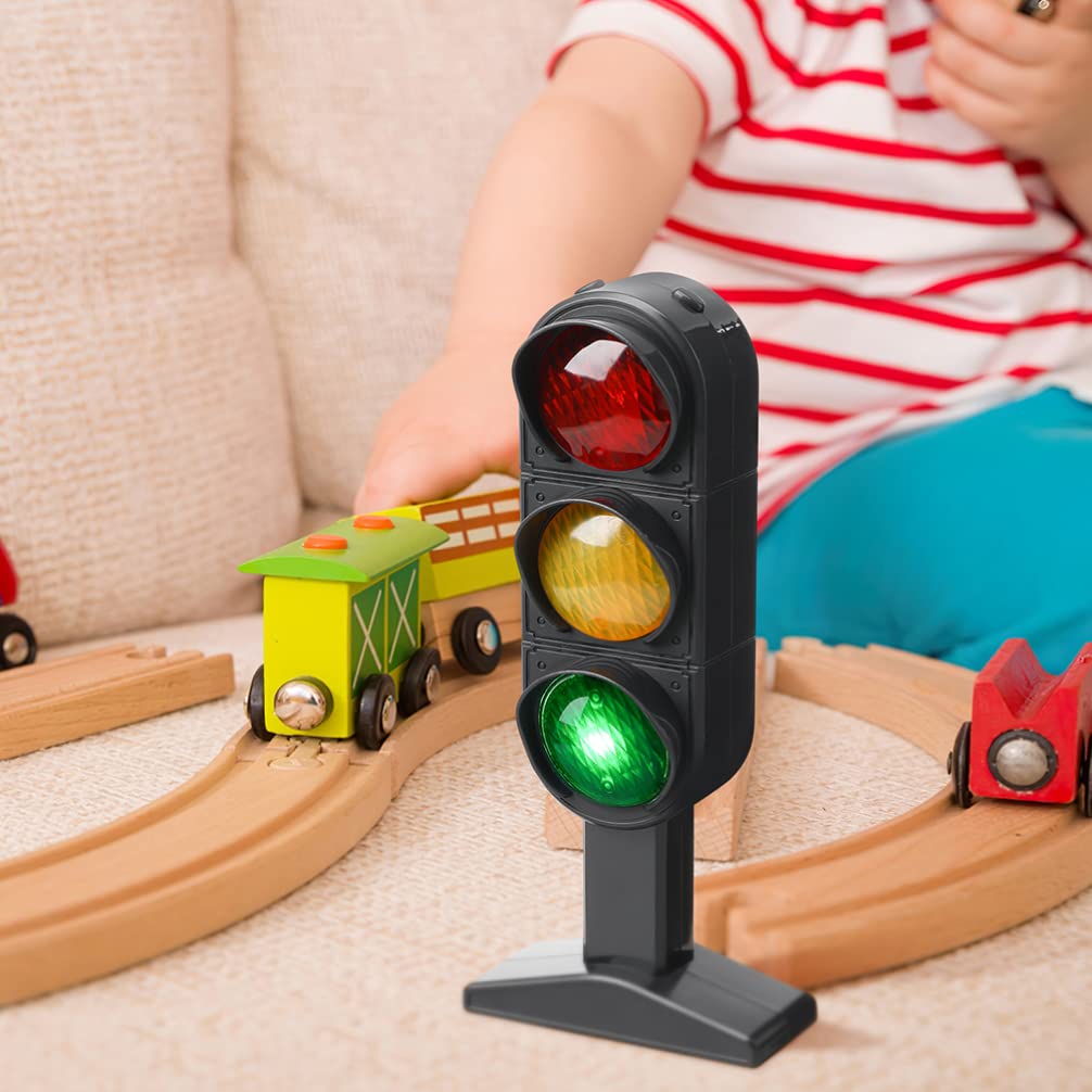 Kids Traffic Light Toy Set for Road Safety Pretend Play