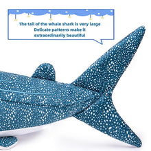 Realistic Extra Large 47 Inch Blue Whale Shark Plush Toy for Kids