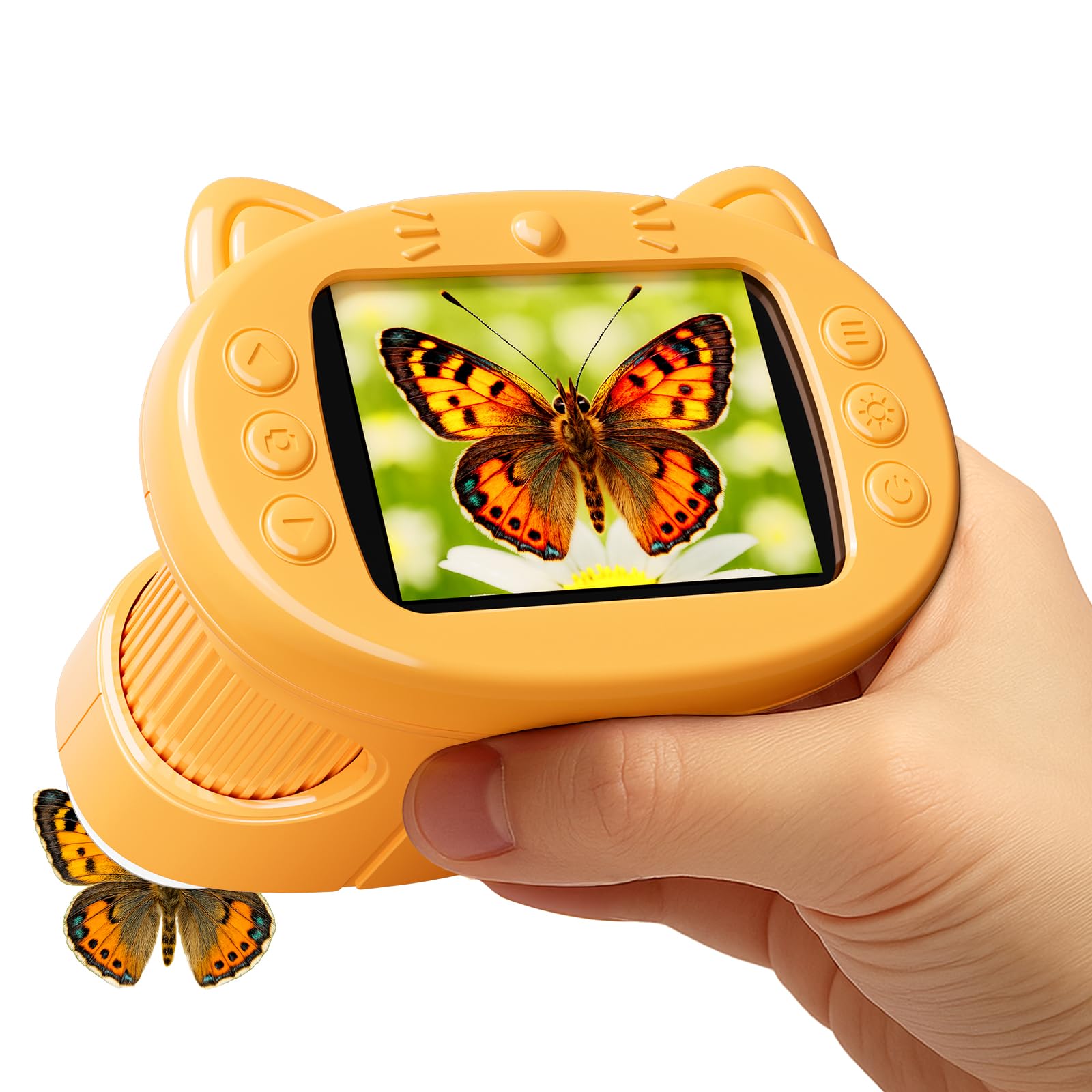 Portable Digital Microscope for Kids with 1000X Zoom and 4K Screen