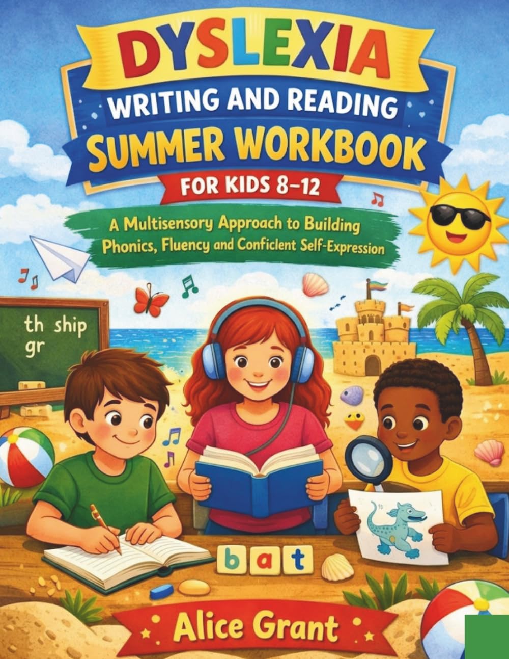 Dyslexia Reading and Writing Workbook for Kids Ages 8 to 12