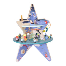 Celestial Wooden Activity Center with Shape Gliders Spinners and Bead Runs