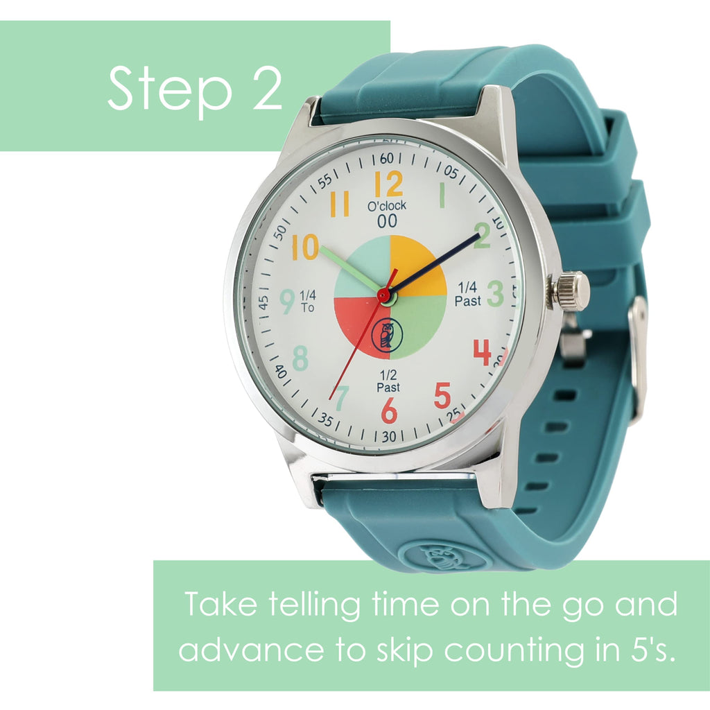 Kids Telling Time Teaching Clock with Learning Watch