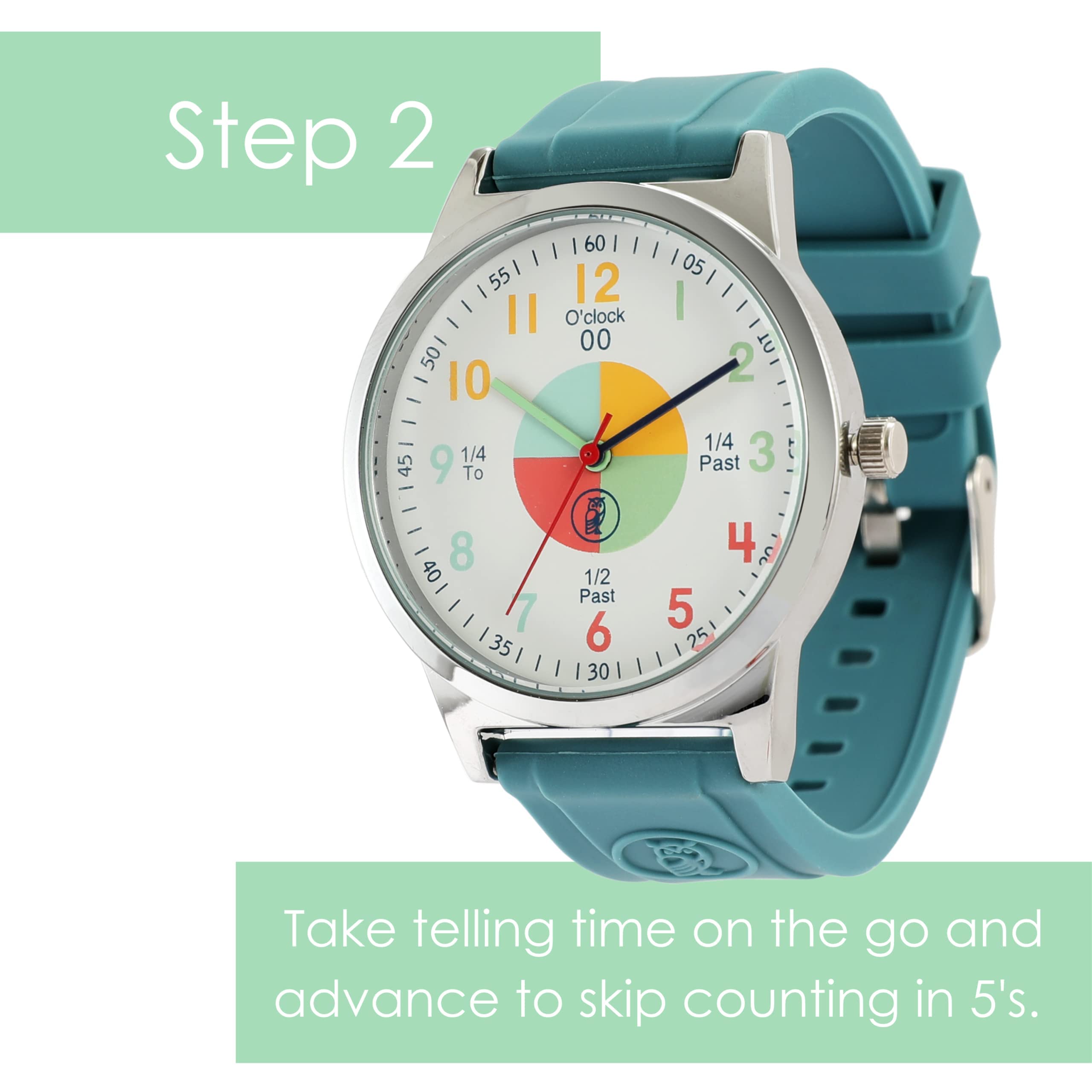 Kids Telling Time Teaching Clock with Learning Watch