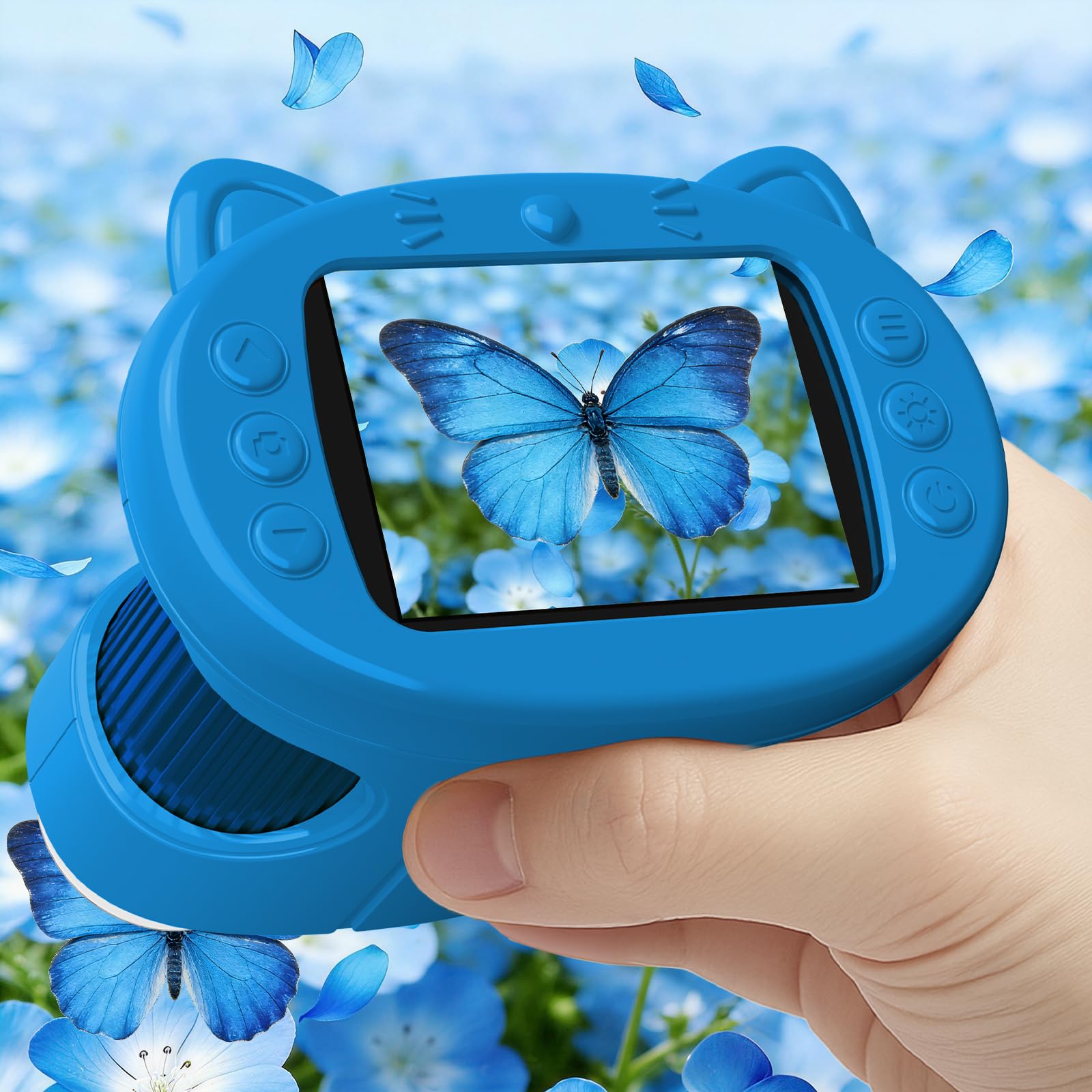 Portable Digital Microscope for Kids with 1000X Zoom and 4K Screen