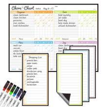 Magnetic Dry Erase Chore Chart Board