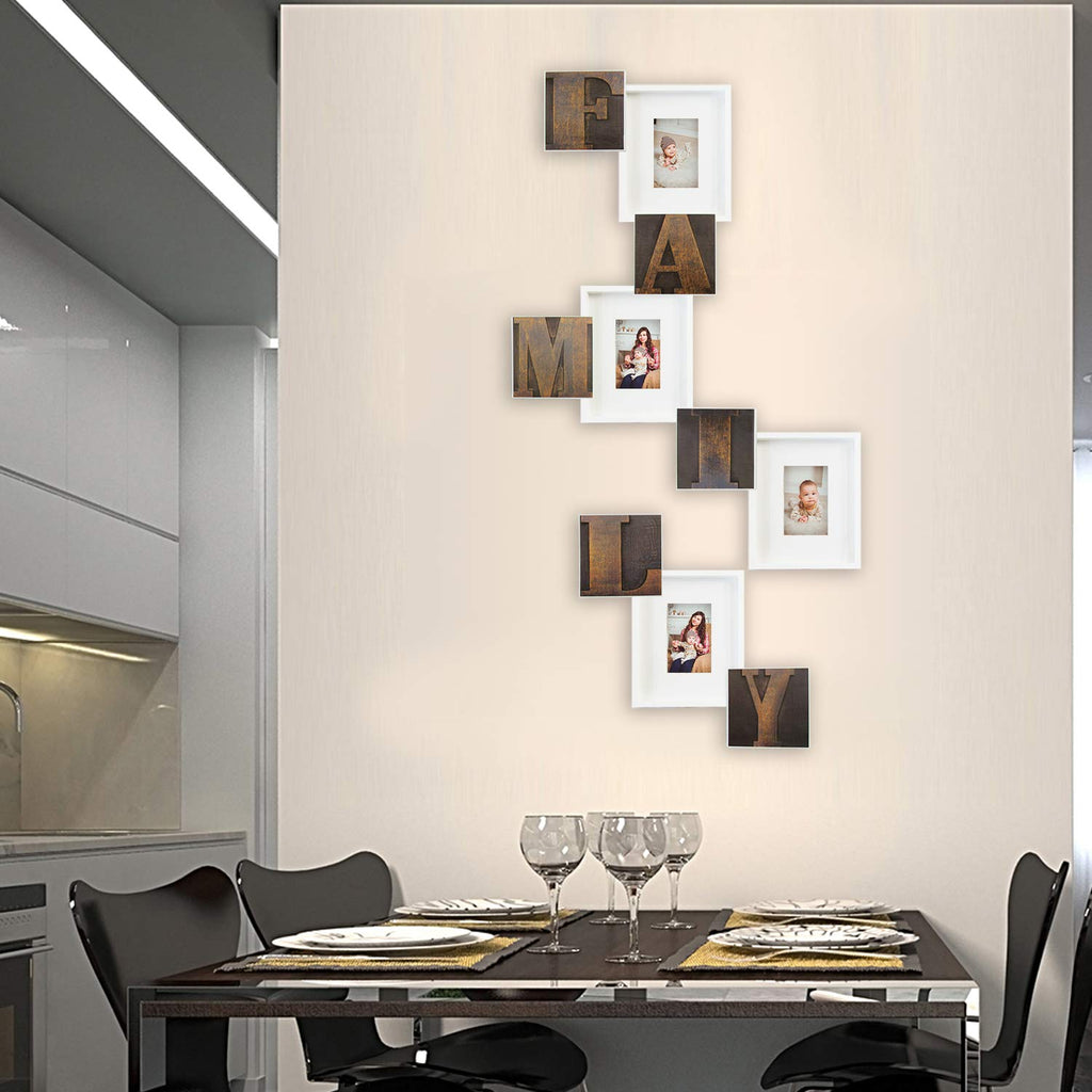 3D Wall Decor Picture Frame Kit with Glass Cover