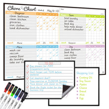 Magnetic Dry Erase Chore Chart Board