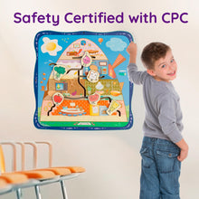 Healthy House Sensory Wall Activity Panel for Toddlers and Kids