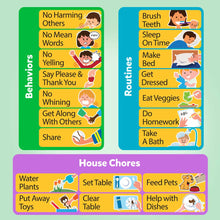 Magnetic Responsibility Chore and Reward Chart for Multiple Kids
