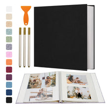 Self Adhesive Scrapbook Photo Album with Magnetic Pages and Metallic Pen