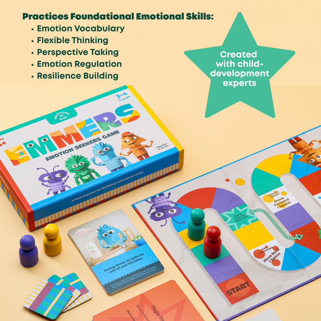 Emotion Seekers Social Emotional Learning Board Game for Kids Ages 4 Up