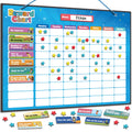 Magnetic Responsibility and Reward Chart with 3D Stars for Kids