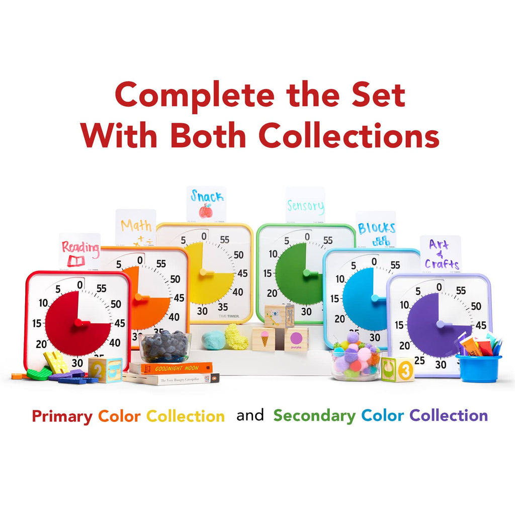 8 Inch Visual Classroom Timer Learning Center Set