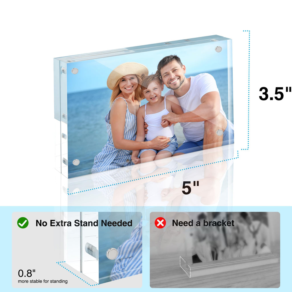 Acrylic Magnetic Picture Frames