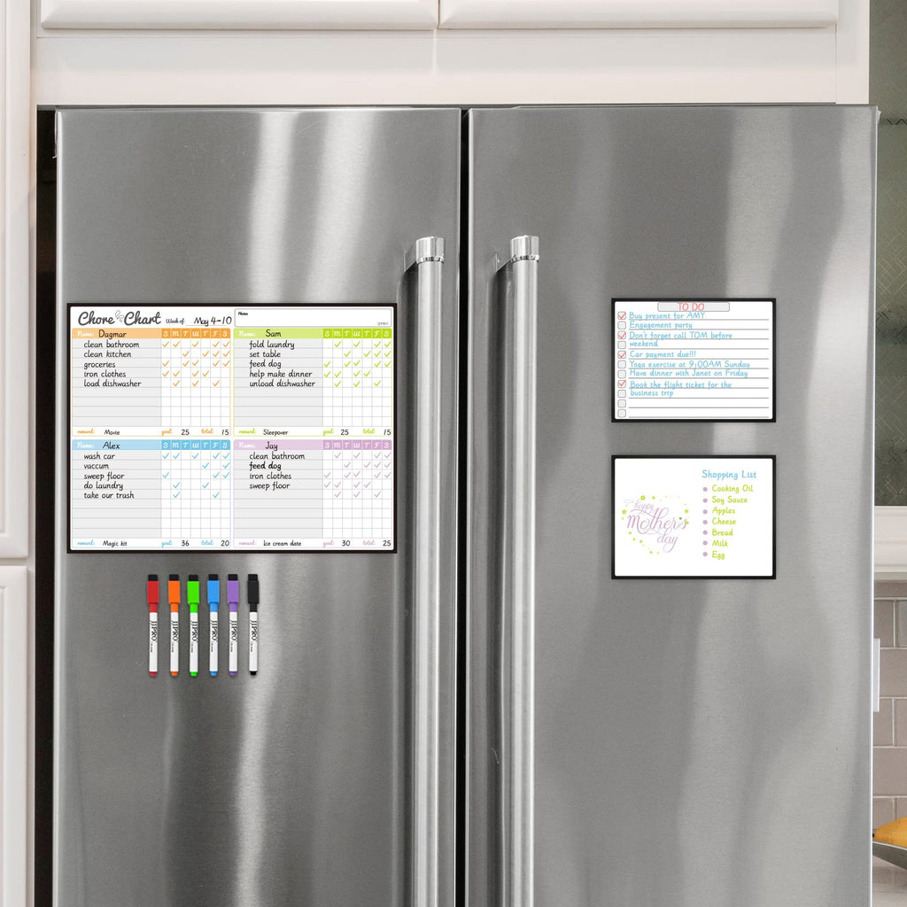 Magnetic Dry Erase Chore Chart Board
