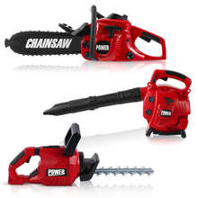 Kids Gardening Tool Set with Leaf Blower Trimmer Chainsaw and Mower