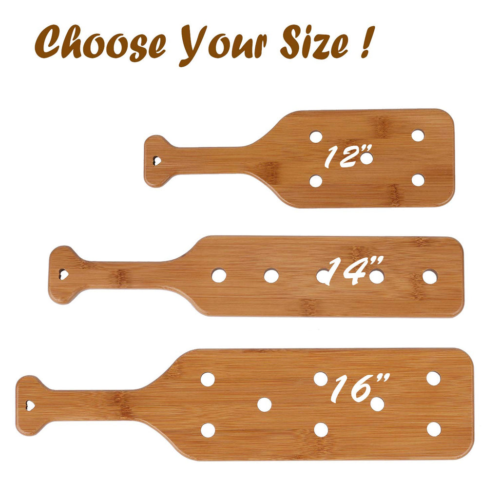 Lightweight Bamboo Paddle with Smooth Finish and Airflow Holes