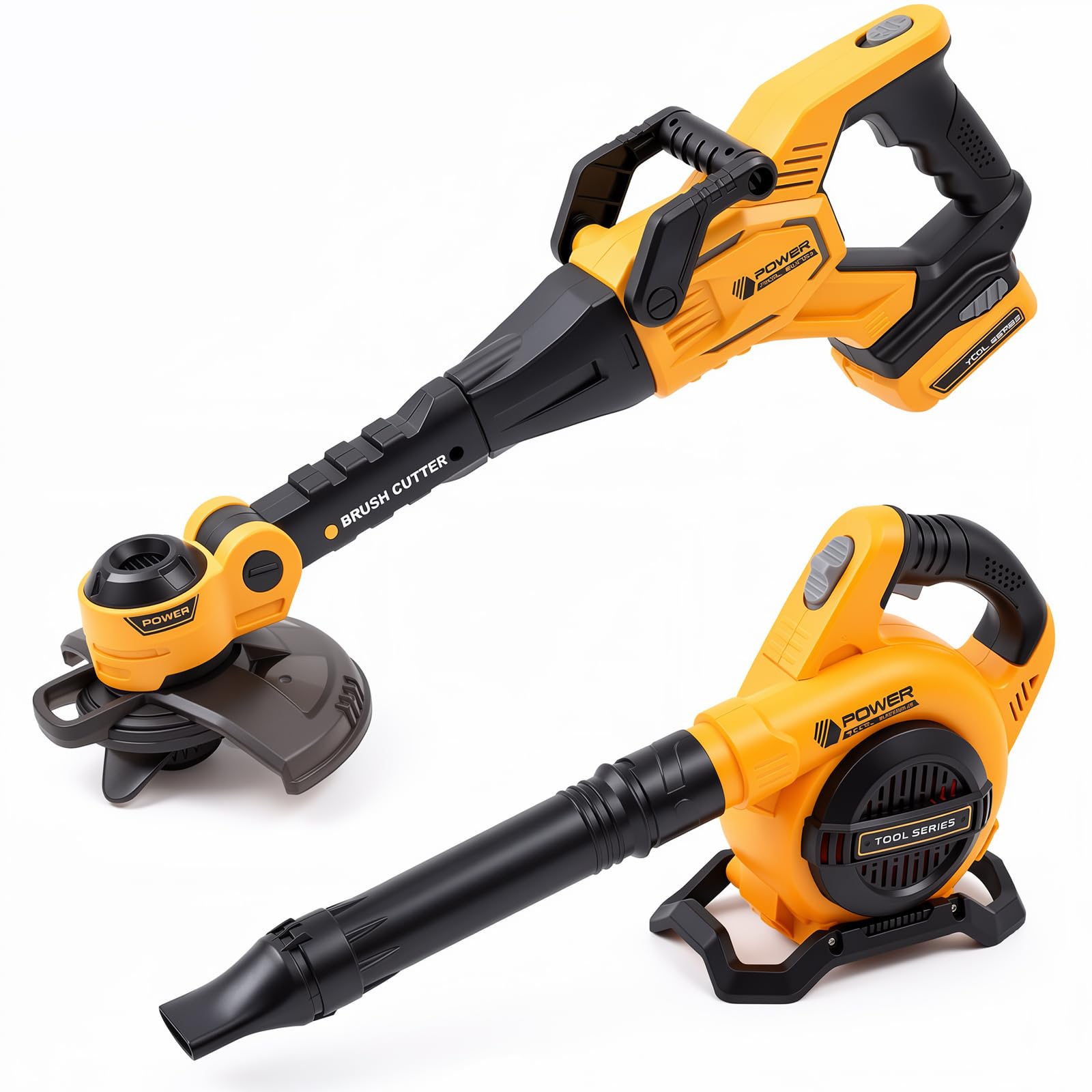 Kids Gardening Tool Set with Leaf Blower Trimmer Chainsaw and Mower