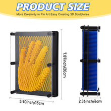 Large Colorful 3D Pin Art Impression Board for Kids and Adults