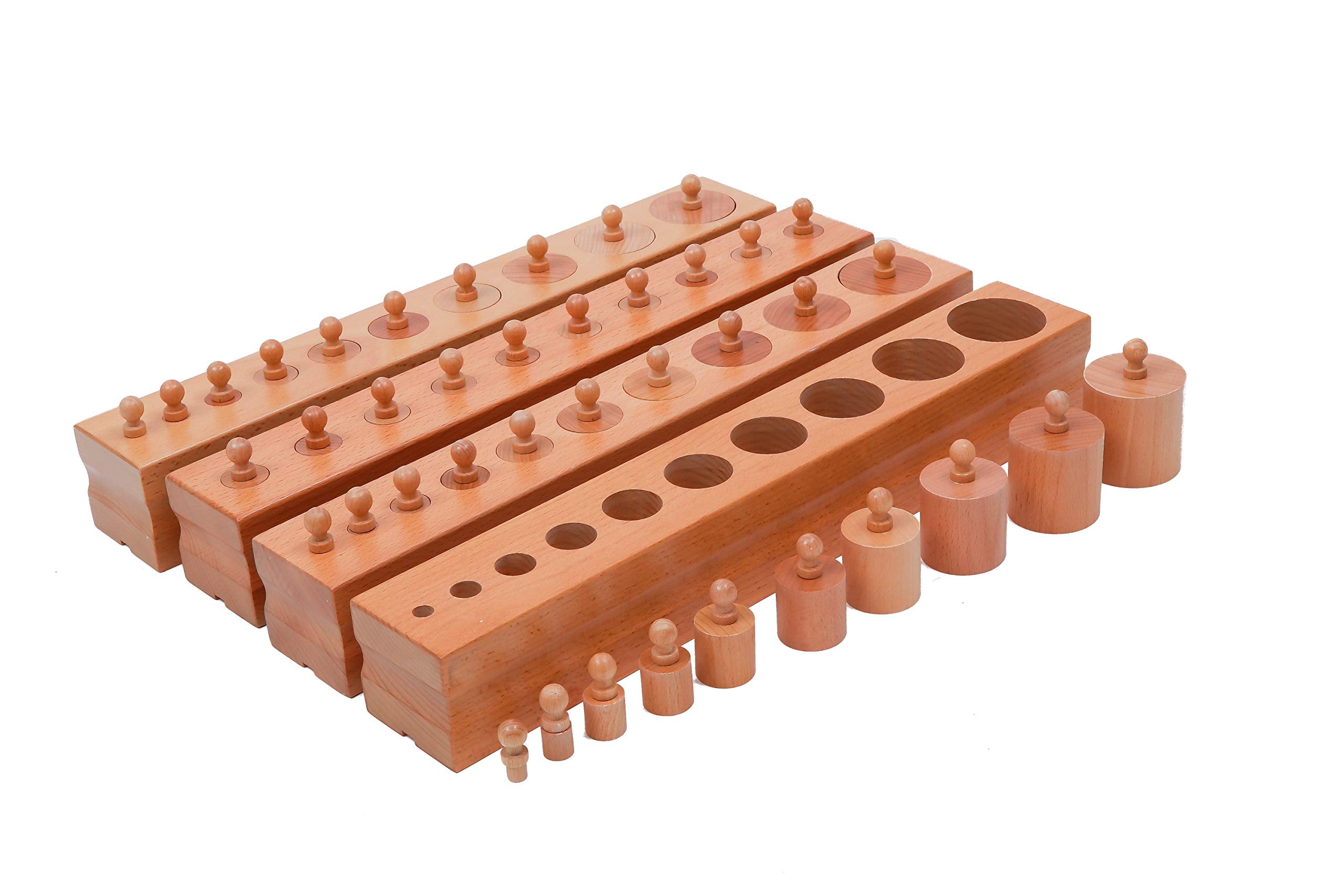 Montessori Cylinder Block Set for Fine Motor and Cognitive Development