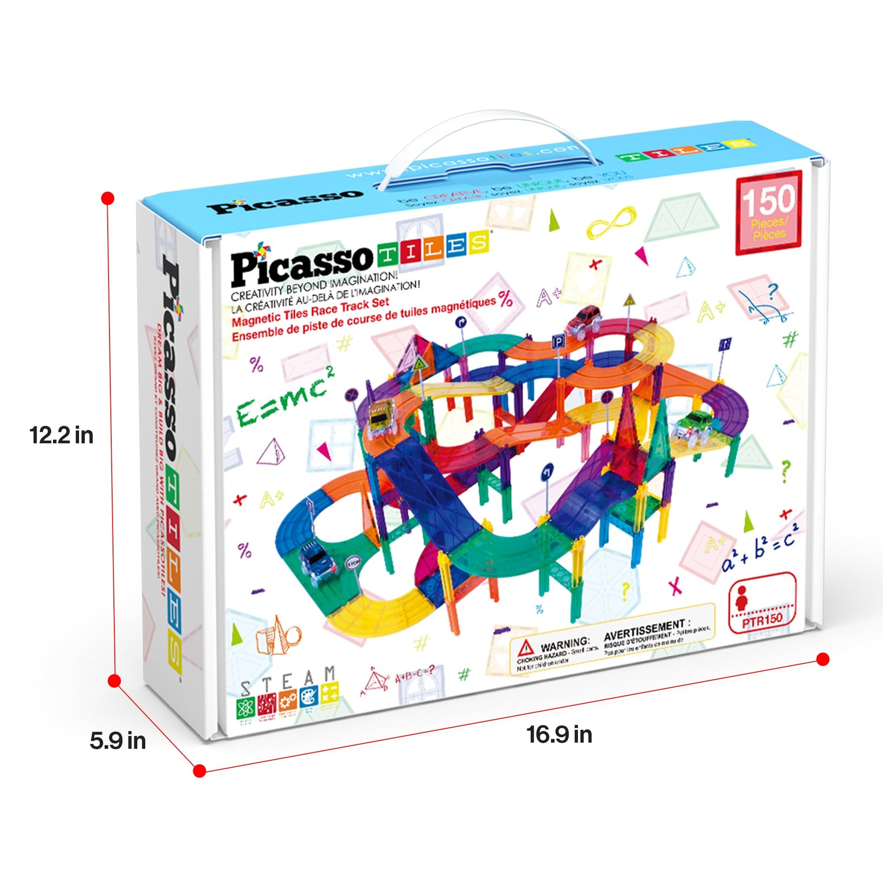 Magnetic Race Car Track Building Set