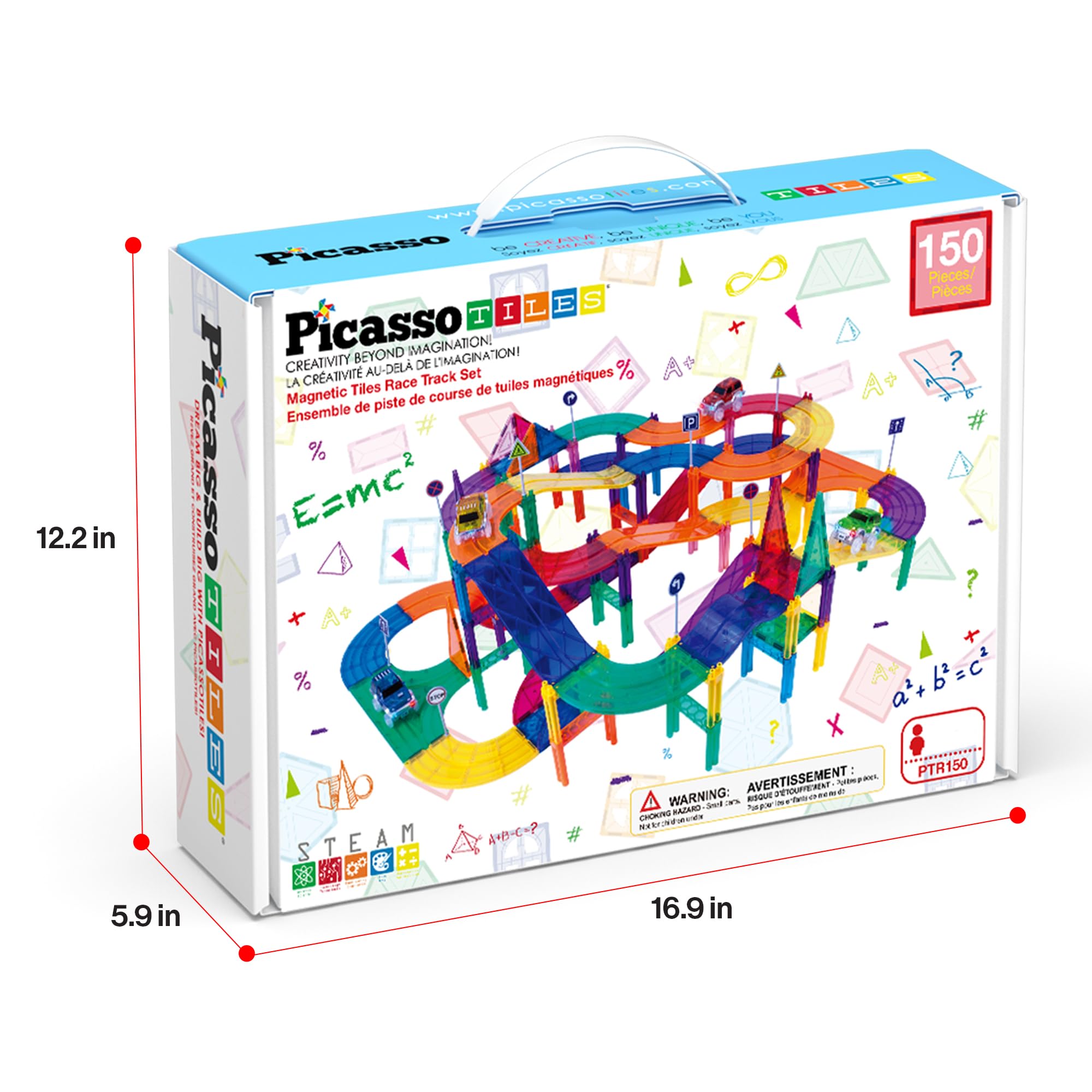 Magnetic Race Car Track Building Set