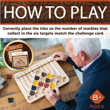 Marble Circuit Logic Puzzle Game with 100 Brain Teasers for Ages 8 Plus