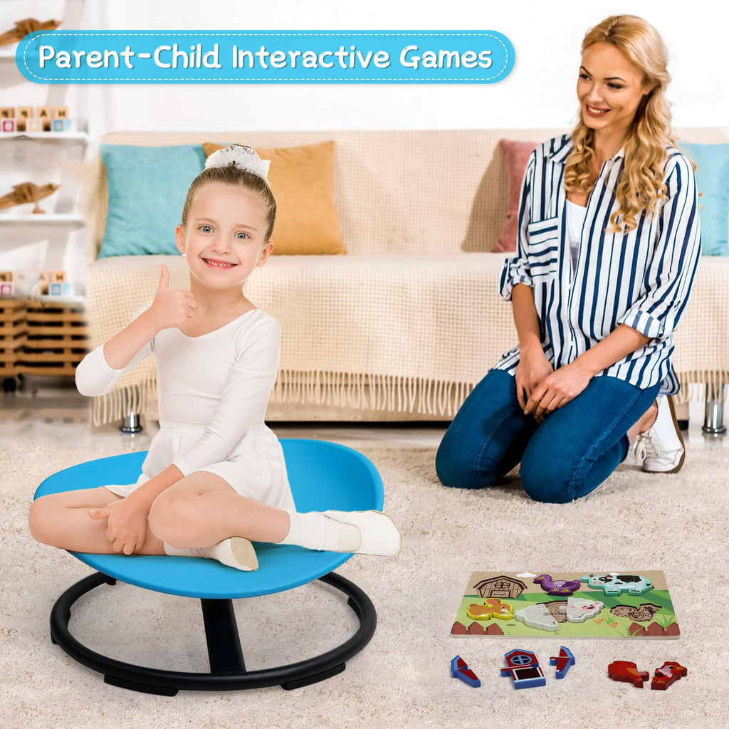 Kids Sensory Swivel Chair for Autism and Body Coordination Training
