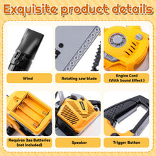 Kids Gardening Tool Set with Leaf Blower Trimmer Chainsaw and Mower