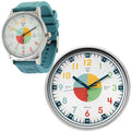 Kids Telling Time Teaching Clock with Learning Watch