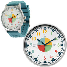 Kids Telling Time Teaching Clock with Learning Watch