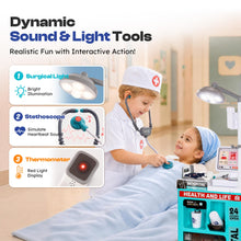 Kids Doctor Medical Station Playset with Dentist Pharmacy and Checkout