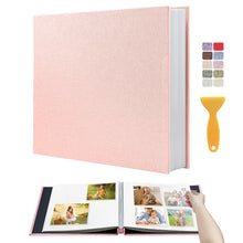 Large Self Adhesive Scrapbook Photo Album with Linen Cover 40 Pages